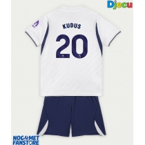 Tottenham Hotspur Mohammed Kudus #20 Domaci Dres za djecu 2026-27 Kratak Rukav (+ Kratke hlače)